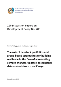 ZEF-Discussion Papers on Development Policy No. 205
