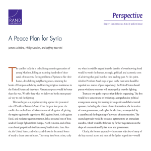 T Perspective A Peace Plan for Syria