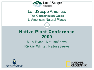 Native Plant Conference 2009 LandScope America: