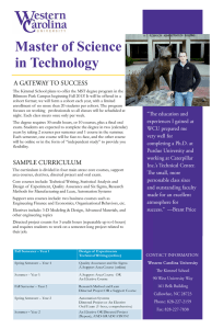 Master of Science in Technology