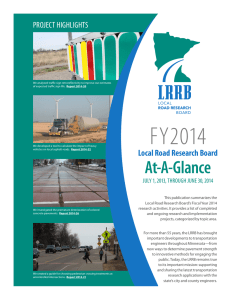 FY2014 PROJECT HIGHLIGHTS