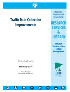 Traffic Data Collection Improvements  February 2014
