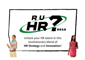 Unlock your HR talent in this revolutionary blend of HR Strategy