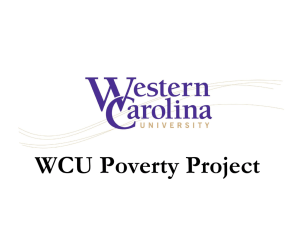 WCU Poverty Project