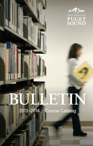 BULLETIN 2013–2014  |  Course Catalog