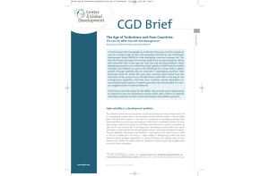 CGD Brief The Age of Turbulence and Poor Countries: