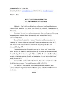 FOR IMMEDIATE RELEASE March 17, 2008 JOSE FRANCH-BALLESTER WILL