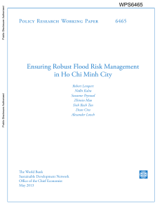 Ensuring Robust Flood Risk Management in Ho Chi Minh City 6465