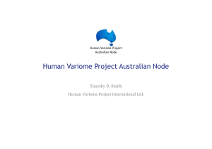 Human Variome Project Australian Node Timothy D. Smith