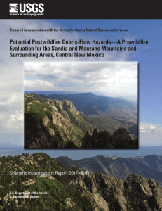 Potential Postwildfire Debris-Flow Hazards—A Prewildfire