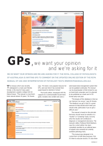 GPs we want your opinion and we’re asking for it