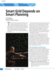 T Smart Grid Depends on Smart Planning