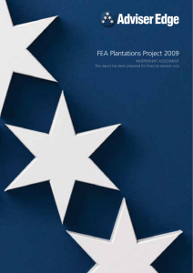 FEA Plantations Project 2009 INDEPENDENT ASSESSMENT
