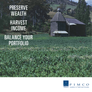 Pre Wealth harvest income