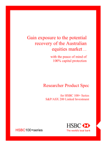 Gain exposure to the potential recovery of the Australian equities market