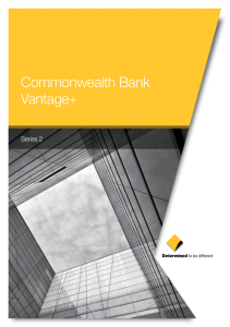 Commonwealth Bank Vantage+ Series 2