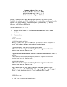 Meeting Minutes of October 21, 2015
