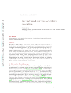 Far-infrared surveys of galaxy evolution Dieter Lutz