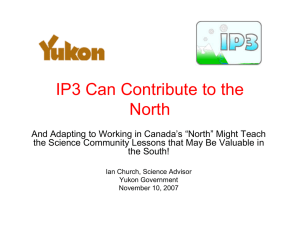 IP3 Can Contribute to the North