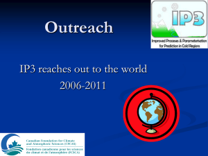 Outreach IP3 reaches out to the world 2006-2011