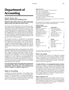 Department of Accounting