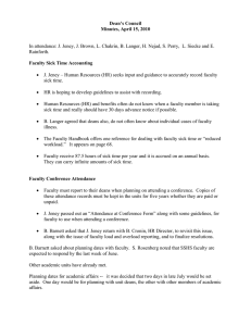Dean’s Council Minutes, April 15, 2010