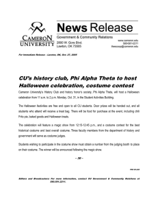 CU’s history club, Phi Alpha Theta to host