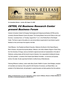 CETES, CU Business Research Center present Business Forum
