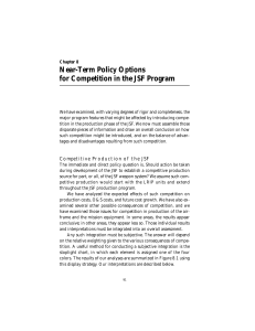 Near-Term Policy Options for Competition in the JSF Program