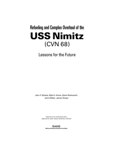 USS Nimitz (CVN 68) Refueling and Complex Overhaul of the