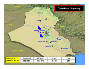Operations Summary Weekly Ops TURKEY SYRIA