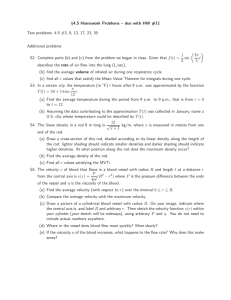 §4.5 Homework Problems – due with HW #11 Additional problems 2π