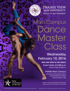 Dance Master Class Main Campus