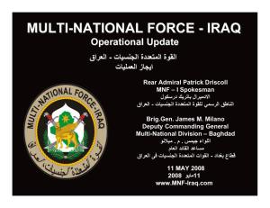 MULTI - NATIONAL FORCE IRAQ