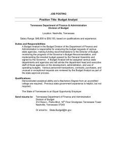 Position Title: Budget Analyst