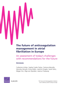 The future of anticoagulation management in atrial fibrillation in Europe