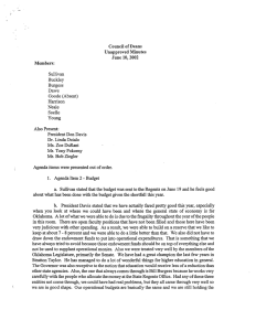 Council of Deans Unapproved Minutes June 10, 2002 Members: