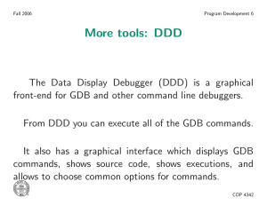 More tools: DDD