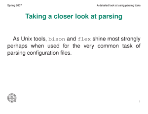 Taking a closer look at parsing
