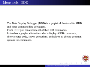 More tools: DDD