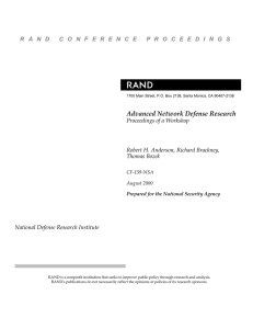 R Advanced Network Defense Research