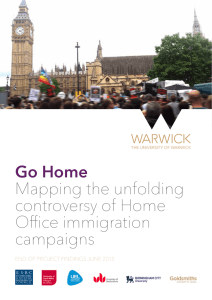 Go Home Mapping the unfolding controversy of Home Office immigration