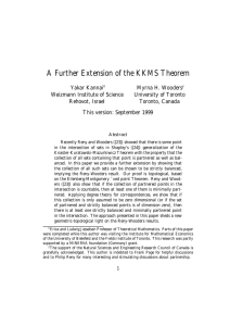 A Further Extension of the KKMS Theorem