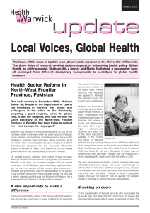 Local Voices, Global Health