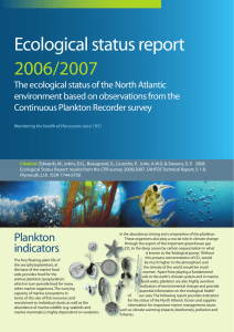 Ecological status report 2006/2007