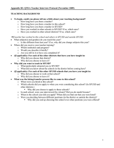 Appendix B3. QTEA Teacher Interview Protocol (November 2009) TEACHING BACKGROUND