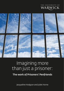 Imagining more than just a prisoner: The work of Prisoners’ Penfriends