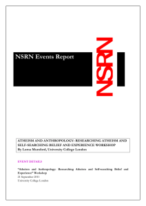 NSRN Events Report