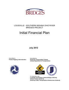 Initial Financial Plan July 2012  LOUISVILLE - SOUTHERN INDIANA OHIO RIVER