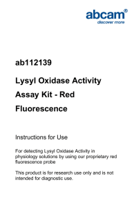 ab112139 Lysyl Oxidase Activity Assay Kit - Red Fluorescence